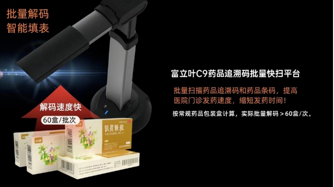 国家政策落地，药监码追溯难题？富立叶C9轻松搞定！